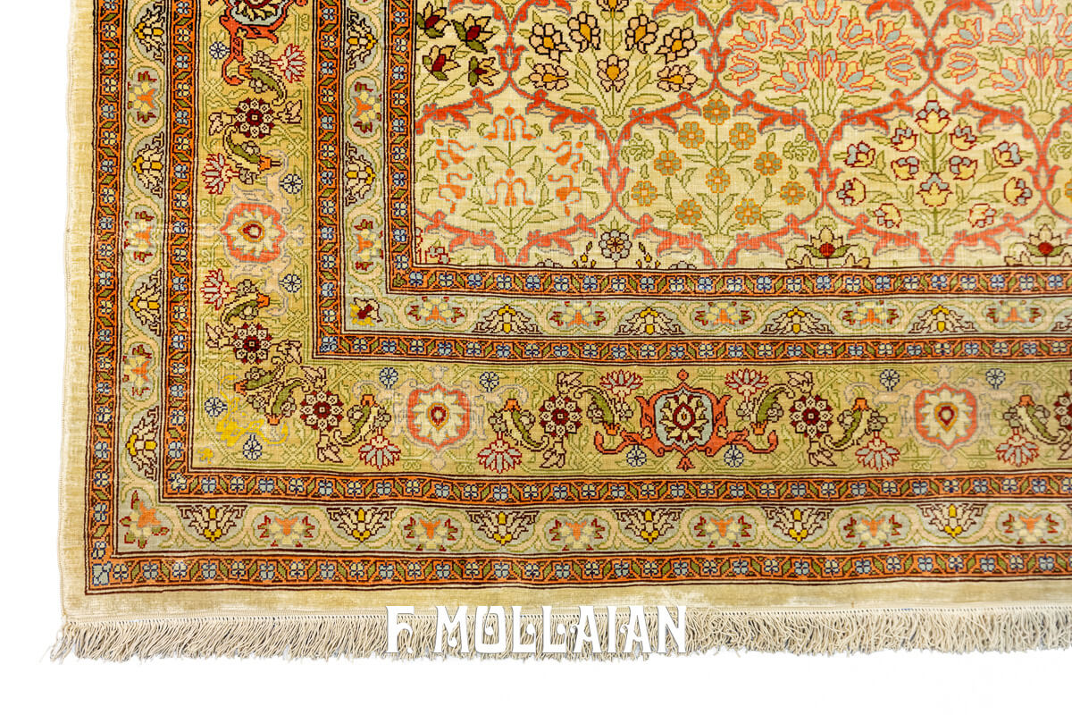 Hereke Rug Extra Fine Biege Color n°:192721